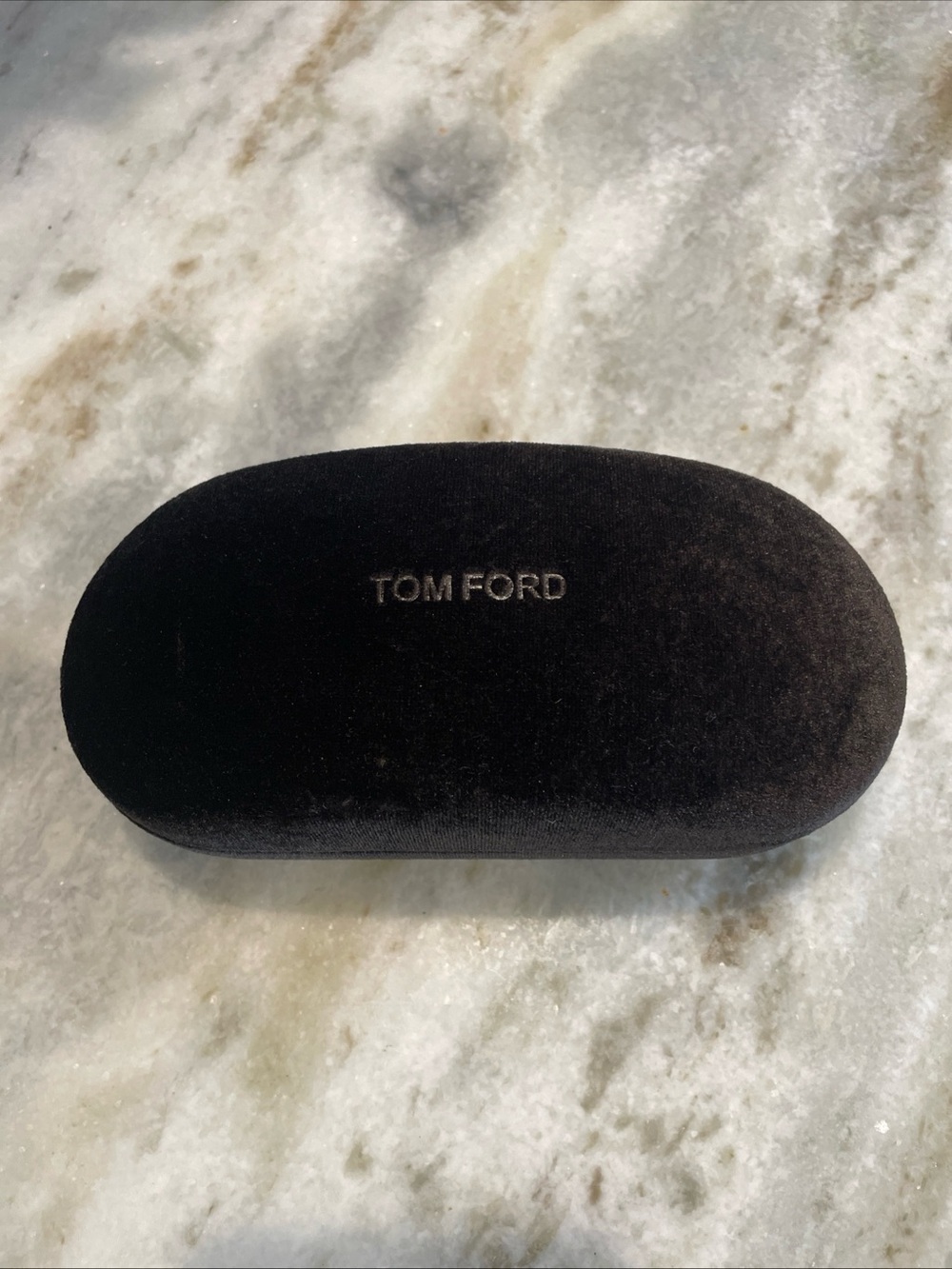 Tom Ford Black Velvet Clamshell Sunglasses/glasses Case